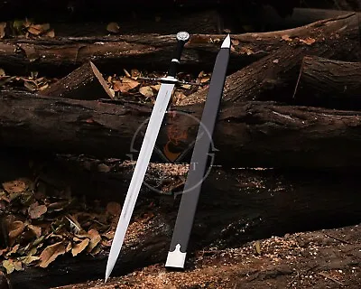 Stainless Steel Medieval Knights Templar Sword With Scabbard | Functional Sword • $159