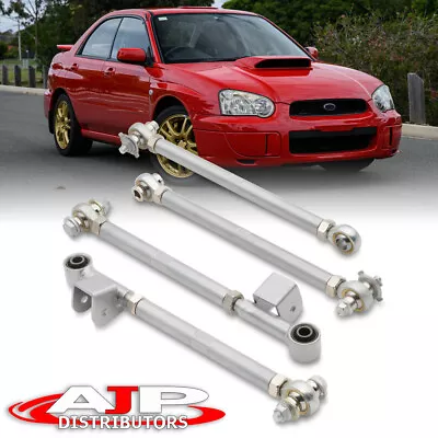 Rear Suspension Control Arms Lateral Link Silver For 95-07 Subaru Impreza WRX GC • $94.99