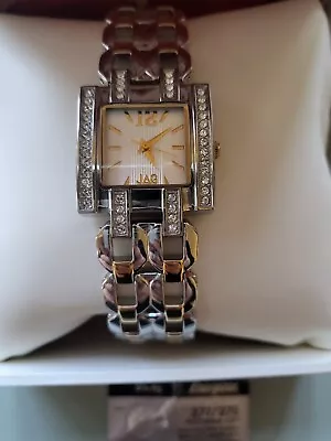 Jag Gold Silver Watch With Rhinestones • $100