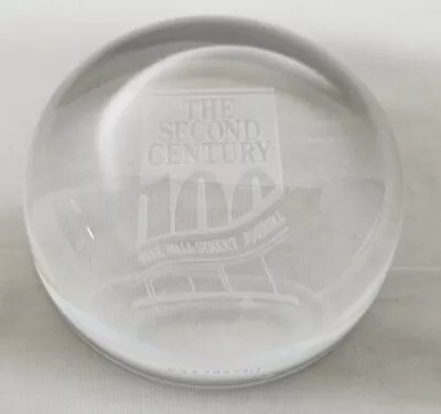 Tiffany & Co. The Second Century 100 The Wall Street Journal Paper Weight • $29.99