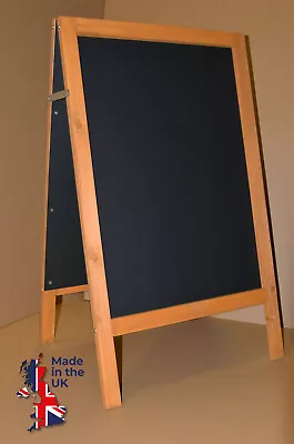 Small A-board With Harvest Gold Wooden Frame For Use With Liquid Chalk Pens  • £31.99