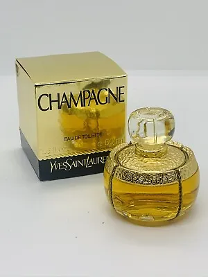 Champagne (1993) Yves St Laurent Eau De Toilette 50ml Vintage Womens Fragrance • £174.99