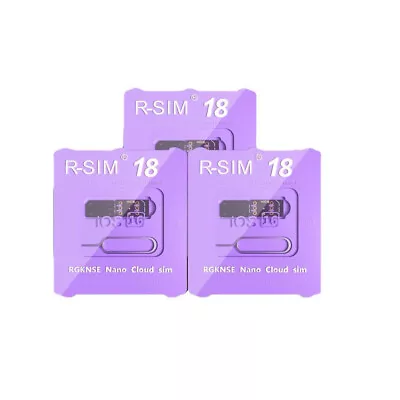 R-SIM18 Nano Unlock Card For IPhone 14 Plus Pro Pro Max 13 12 11 8 7 6 XS IOS 16 • $12.36