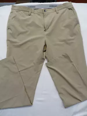 Adidas Golf Ultimate 365 Pants Mens 38x34 Tan Sand Khaki Performance Stretch • $12.99