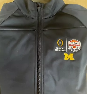 Large Mens University Of Michigan Fiesta Bowl Zippered Jacket • $34