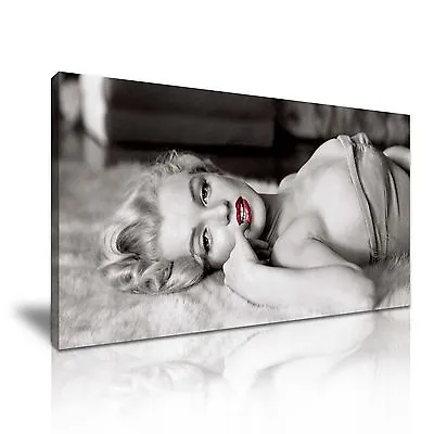 £20.99 • Buy Marilyn Monroe Icon Canvas Wall Art Picture Print 60x30cm