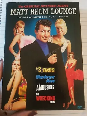 Matt Helm Lounge (Silencers/Wrecking Crew/Ambushers/Murderers Row) DVD • $55.99