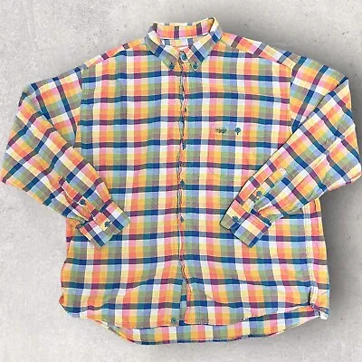 Missoni Shirt Mens XL Colorful Button Up Long Sleeve Casual Dress Lightweight • $92
