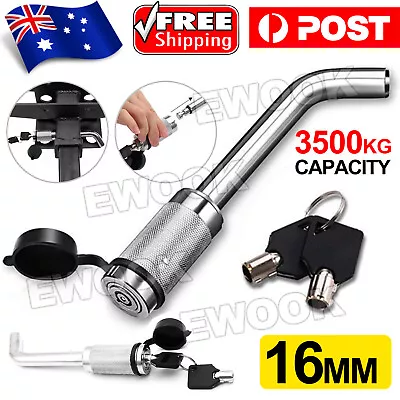 $15.95 • Buy Hitch Pin Lock Security Tow Ball Bar L Type Caravan Trailer Parts Anti Theft New