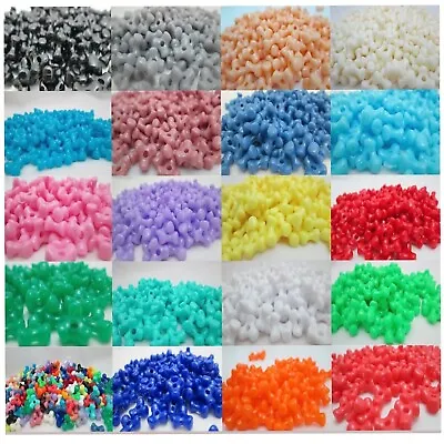 200x Mix Colour 10mm Tri-Beads For Jewellery Craft Making - Choose Your Colour • £2.99