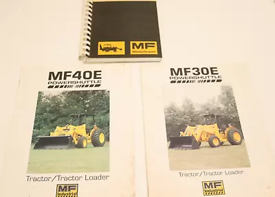 MF  Massey Ferguson MF30E Tractor Operator Manual • $14.99