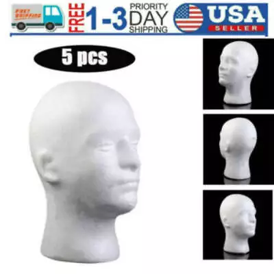 13  Male Mannequin Head Display Hat Glasses Wig Manikin Wig Headphones  • $11.99