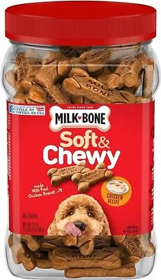 Milk-Bone Soft & Chewy Dog Treats Chicken 25 Ounce • $18.96