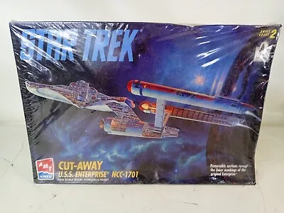 1995 AMT Ertl Star Trek Cut-away U.S.S. Enterprise NCC-1701 Model Kit - Sealed • $50