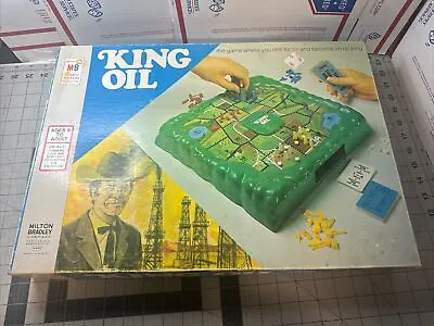 1974 King Oil Board Game By Milton Bradley  Strategy Game • £77.09