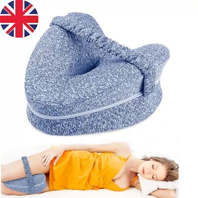 2024 New Aokeou Knee Leg Pillow Memory Foam Orthopedic For Sleeping Pain Relief • £9.59