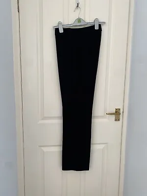 £6.99 • Buy Ladies Trousers M&s Size 14 M Black Inside Leg 30 Inches Straight Leg