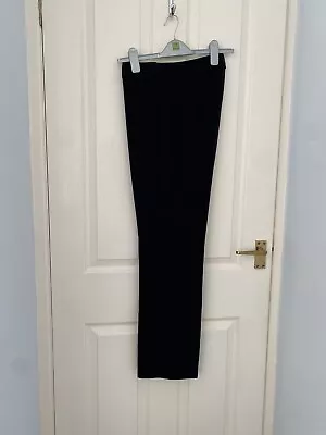 £6.99 • Buy Ladies Trousers M&s Size 14 M Black Inside Leg 30 Inches Straight Leg