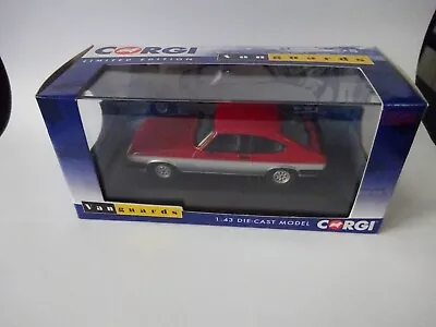 Vanguards Corgi VA10817 Ford Capri MK3 1.6 Calypso  Cardinal Red & Strato Silver • £44.99