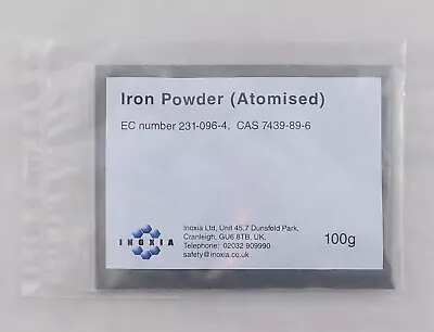 Iron Metal Powder (metallic Fe. Atomized) Ultra Fine 100g-25kg • $7.13