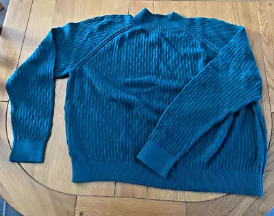 Fat Face Ladies Soft Chunky Knit Cable Pattwrned Jumper Size 16 • £0.99