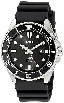 Casio Men's Marlin Analog Anti Reverse Bezel 44mm Watch (Black) MDV106-1AV • $49.97