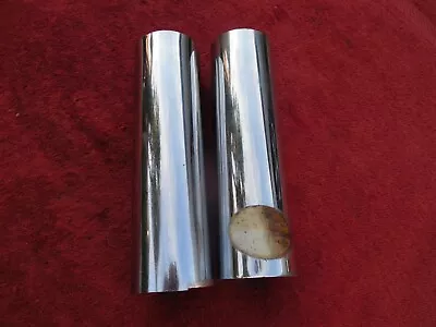 Vintage WEBCO FORK SPRING COVERS Triumph BSA Norton Matchless CHOPPER Bobber 650 • $19