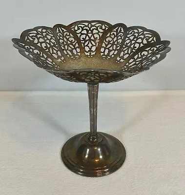 Silver-Plated Vintage  Lovelace  Pedestal Candy Dish International Silver Co. • $14.99