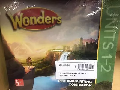 Wonders McGraw Hill Education Grade 4 Reading/Writing Companion Units 1-6 NEW • $19.95