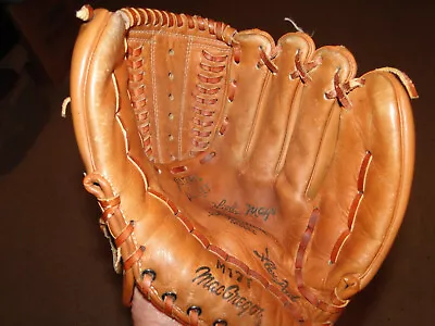 Vintage Macgregor Leather Baseball Glove Willie Mays Model Right Hand Thrower • $49.99