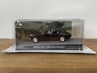 £8.95 • Buy PEUGEOT 504 007 James Bond Car Collection - For Your Eyes Only DieCast Model