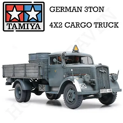 Tamiya 1/35 German 3Ton 4X2 Cargo Truck Model Kit Fast Shipping 35291 • £26.99