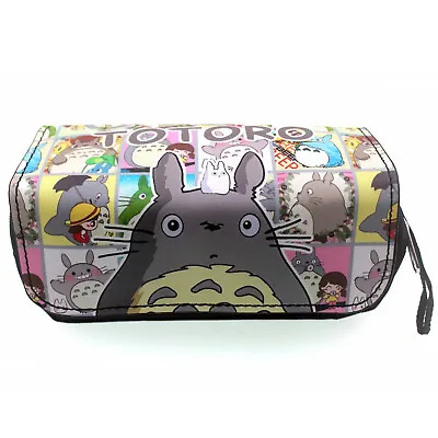 £10.49 • Buy My Neighbor Totoro Pencil Case Double Layer Large Capacity Anime Pen Bag Gift