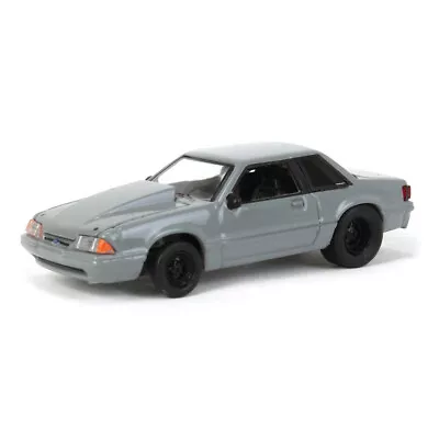 Greenlight 1/64 1993 Ford Mustang Gray Drag Car LP Diecast Exclusive 51522-A • $17.99