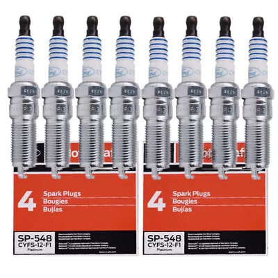 8PCS SP-548 CYFS12F1 Platinum Spark Plugs For Motorcraft Ford 5.0L 2.5L SP548 • $27.99