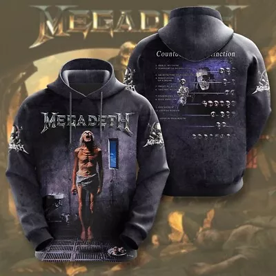 Megadeth Countdown To Extinction Print 3D T-Shirt For Men Women Size S-5XL • $22.99