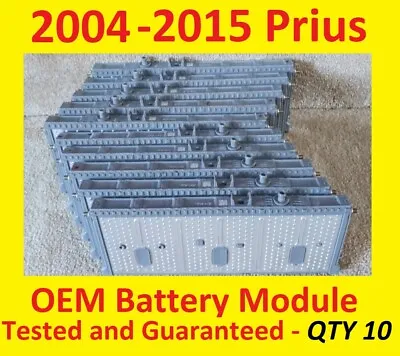 (10) 7.6v+ Toyota Prius Hybrid Battery Cell Module 2004 2005 2006 2007 2008 2009 • $299.95