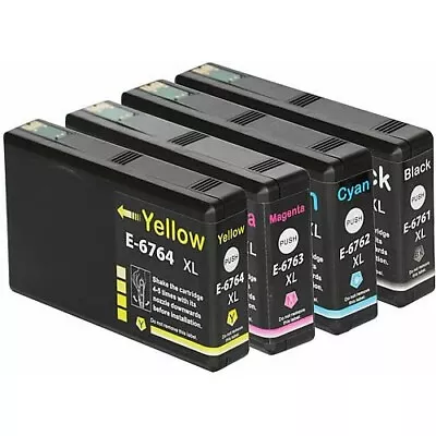 10x Generic 676 676XL Ink Cartridge For Epson Workforce Pro WP 4530 4540 WP4540 • $49.80