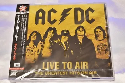 AC/DC-LIIVE TO AIR - THE GREATEST HITS ON AIR 2CD WITH JAPAN OBI +Track Num • $19.99