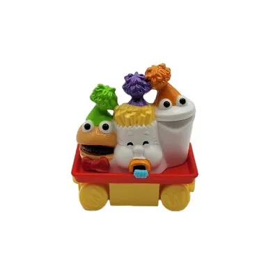 Vintage 1994 McDonald's Birthday Parade Train Burger Fries Drink Happy Meal Toy • $5