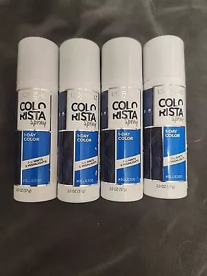 4 X L'Oreal COLORISTA Spray 1-day Temporary Hair Color  #Blue 300 • $18.90