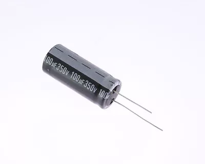 8x 100uF 350V Radial Electrolytic Aluminum Audio Capacitor 350VDC 105C 100mfd • $24.99