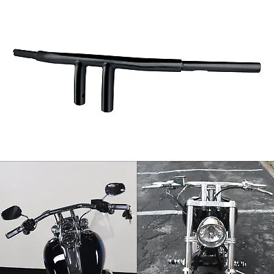 6  Rise Fat 1 1/4  T-Bar Handlebar Fit For Harley FLST FXST Sportster XL1200 48 • $69.99