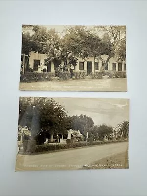 X2 RPPC McAllenTX Cottages Grande Courts Hidalgo County Texas Photo Postcard • $10