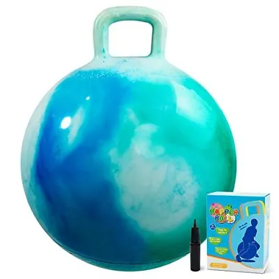 $28 • Buy Jumping Ball Hopper Ball 18 Inches Hoppity Hop Bouncy Ball With Handle For Kids