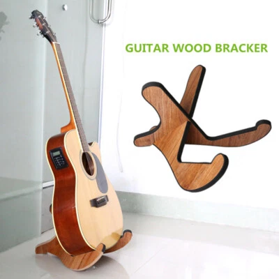 $28.02 • Buy Wooden Bracket Guitar Stand Holder Shelf Mount For Mini Ukulele Violin OH
