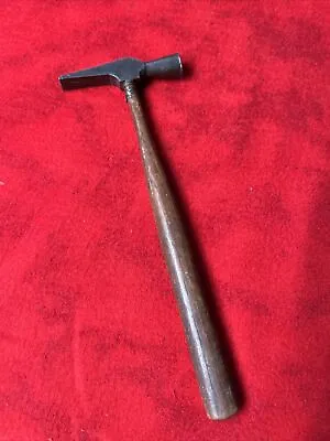 VINTAGE JEWELER HAMMER W/ Wooden Handle 7  Length (t78) • $19.99