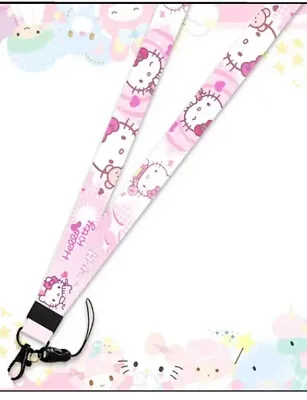 Hello Kitty Pink Lanyard Keychain Neck Strap - Ship From US • $9