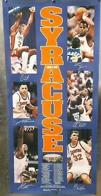 $24.99 • Buy 94-95 SYRACUSE ORANGE Basketball Poster 17 X 36