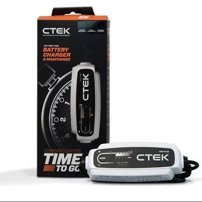 CTEK CT5 TIME TO GO Battery Charger & Maintainer **Inc Bonus Indicator Eyelet** • $149